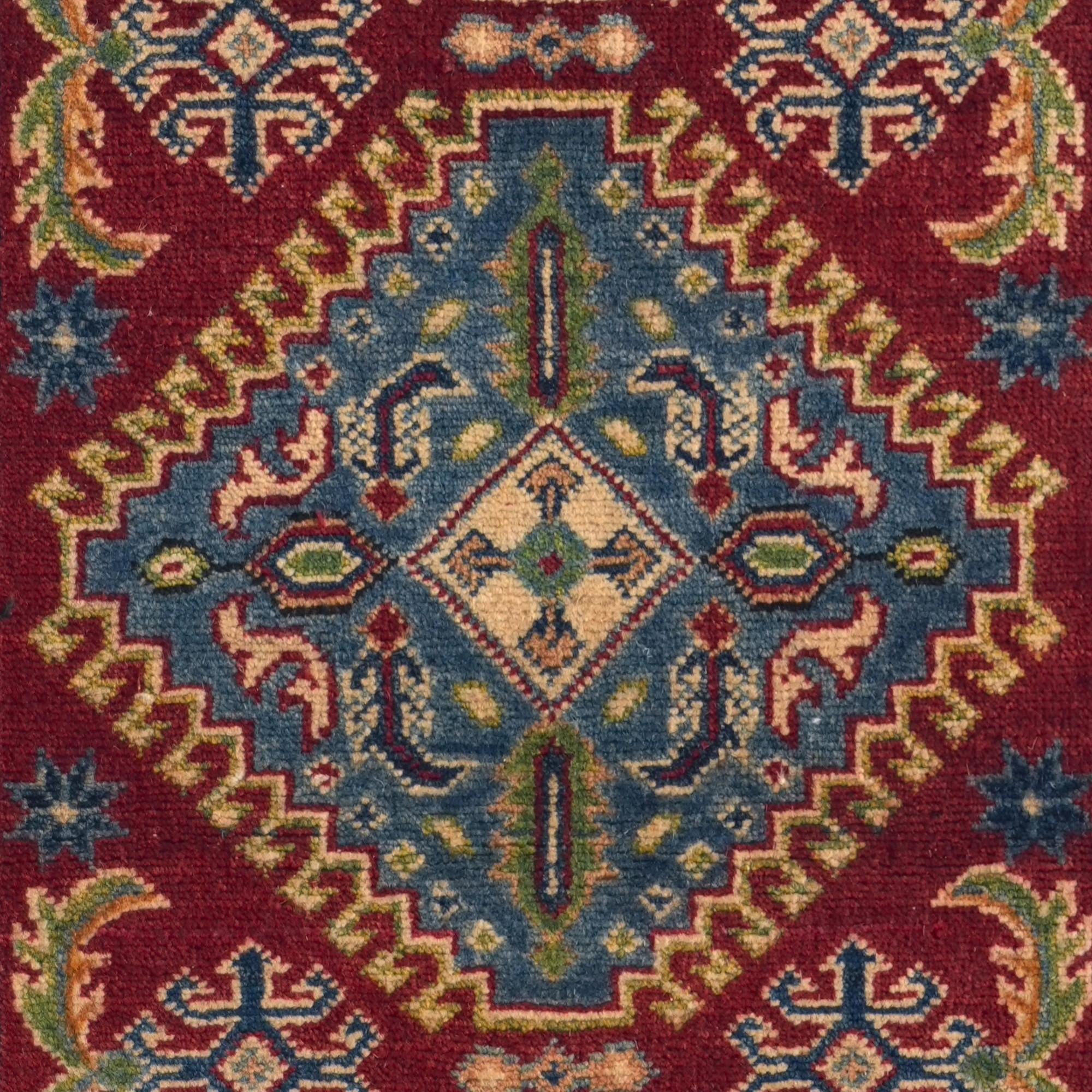 80cm x 200cm anudado a mano Kazak Alfombra Pasillera