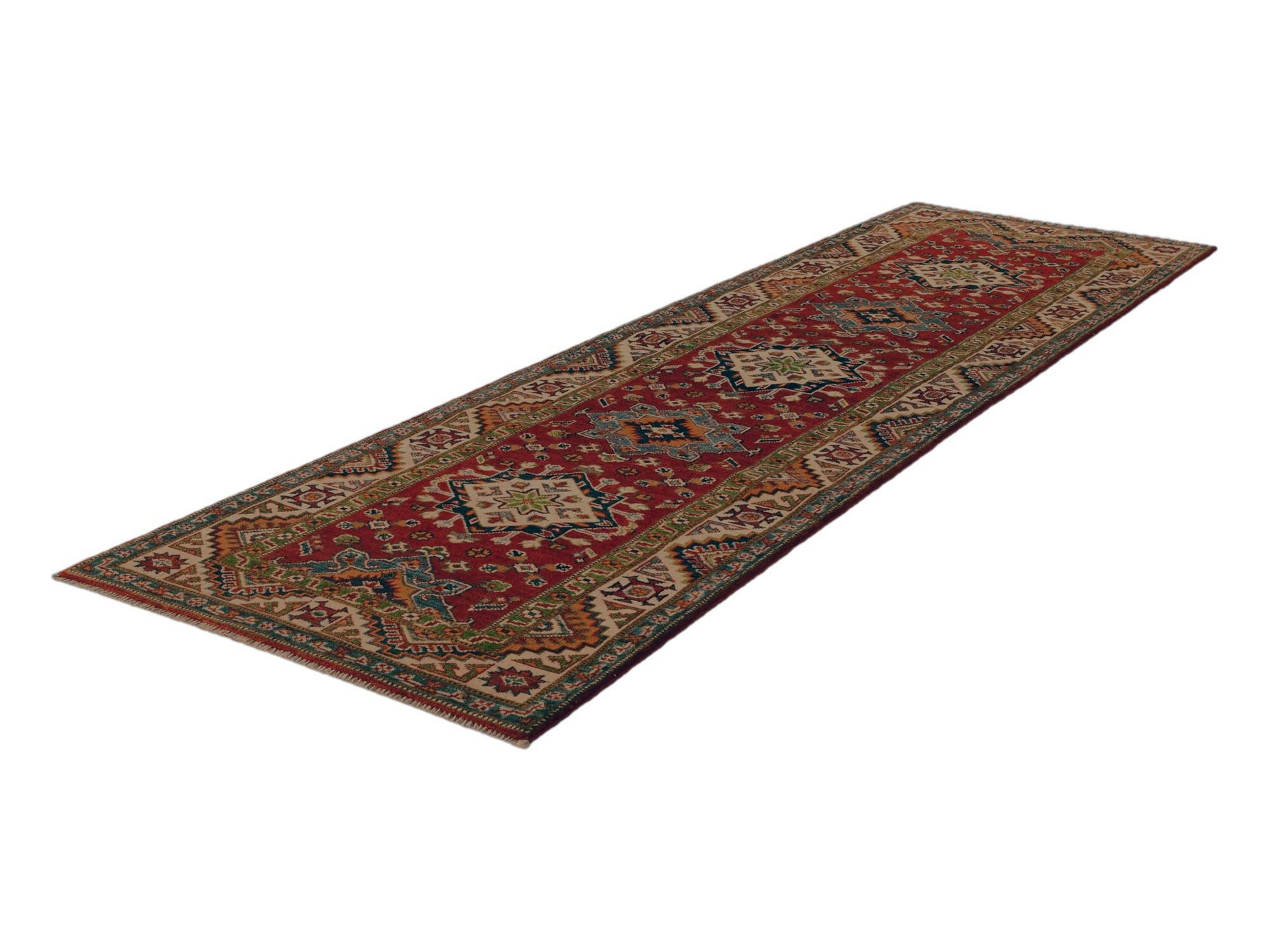 2' 9 x 9' 4 Hand Knotted Kazak Runner Rug
