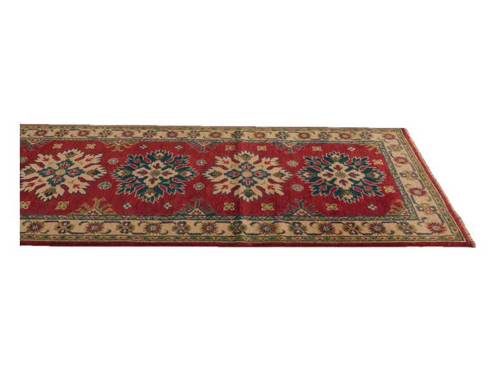 2' 9 x 11' 3 Hand Knotted Kazak Runner Rug