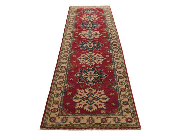 2' 9 x 11' 3 Hand Knotted Kazak Runner Rug