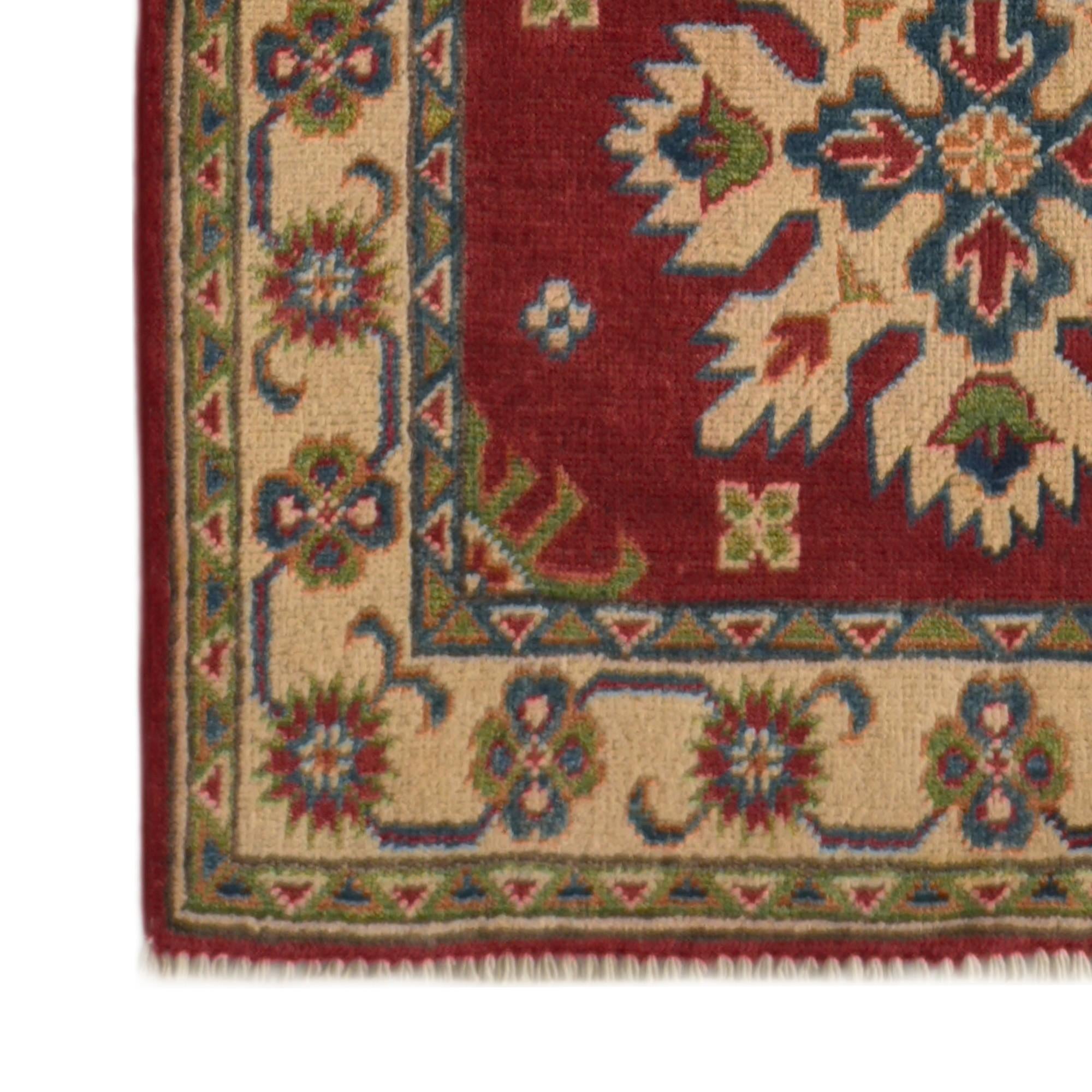 2' 9 x 11' 3 Hand Knotted Kazak Runner Rug