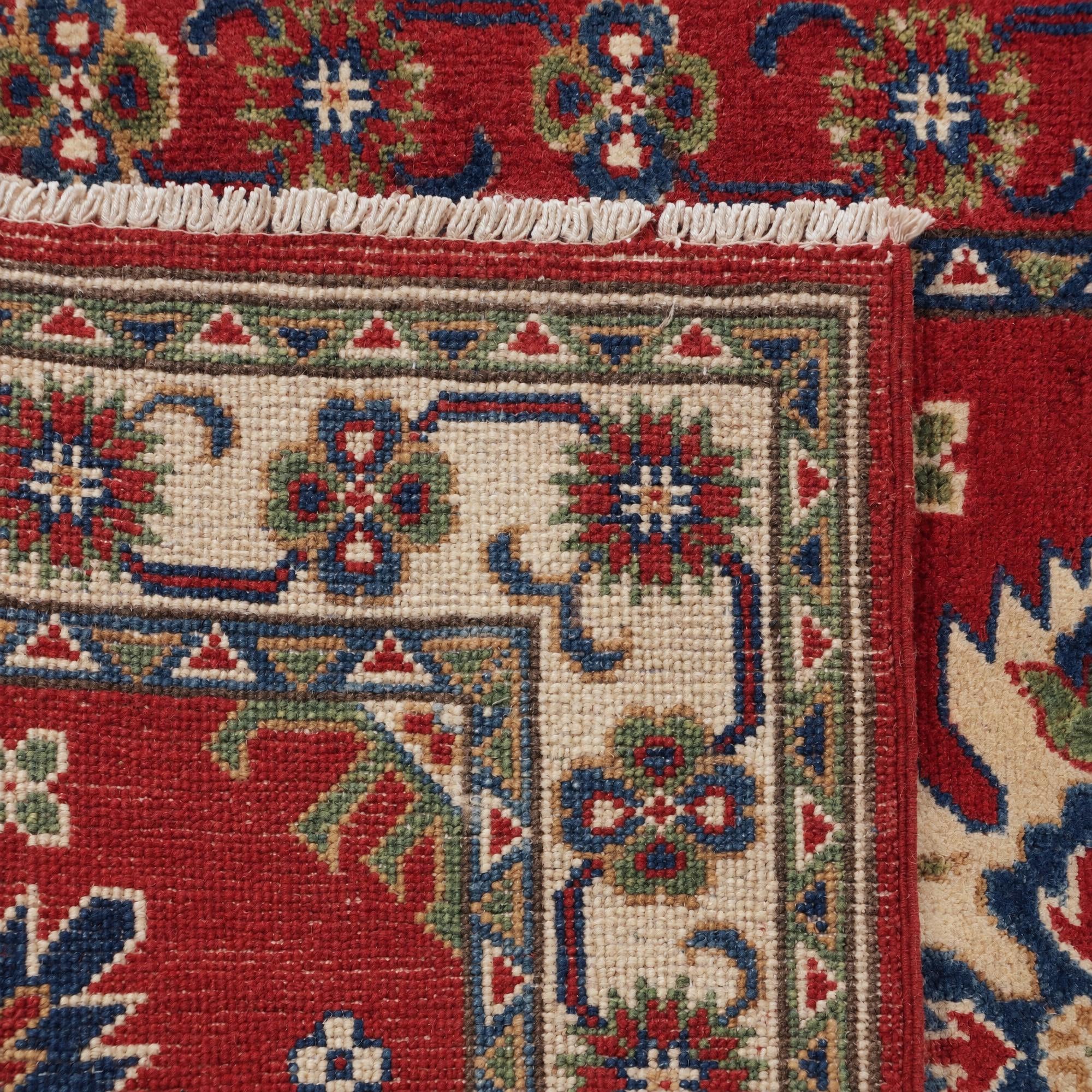 85cm x 345cm Handgeknüpft Kazak Läufer Teppich