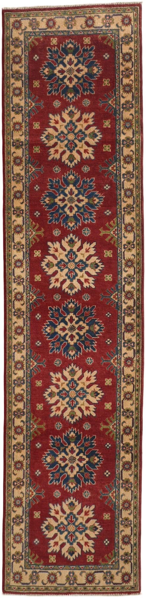 2' 9 x 11' 3 Hand Knotted Kazak Runner Rug