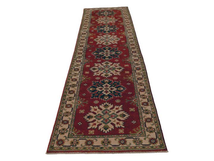 2' 8 x 10' 11 Hand Knotted Kazak Runner Rug