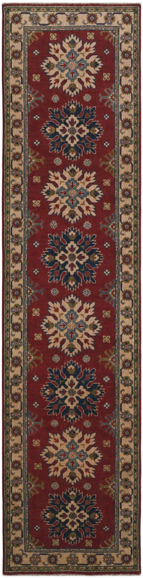 2' 8 x 10' 11 Hand Knotted Kazak Runner Rug