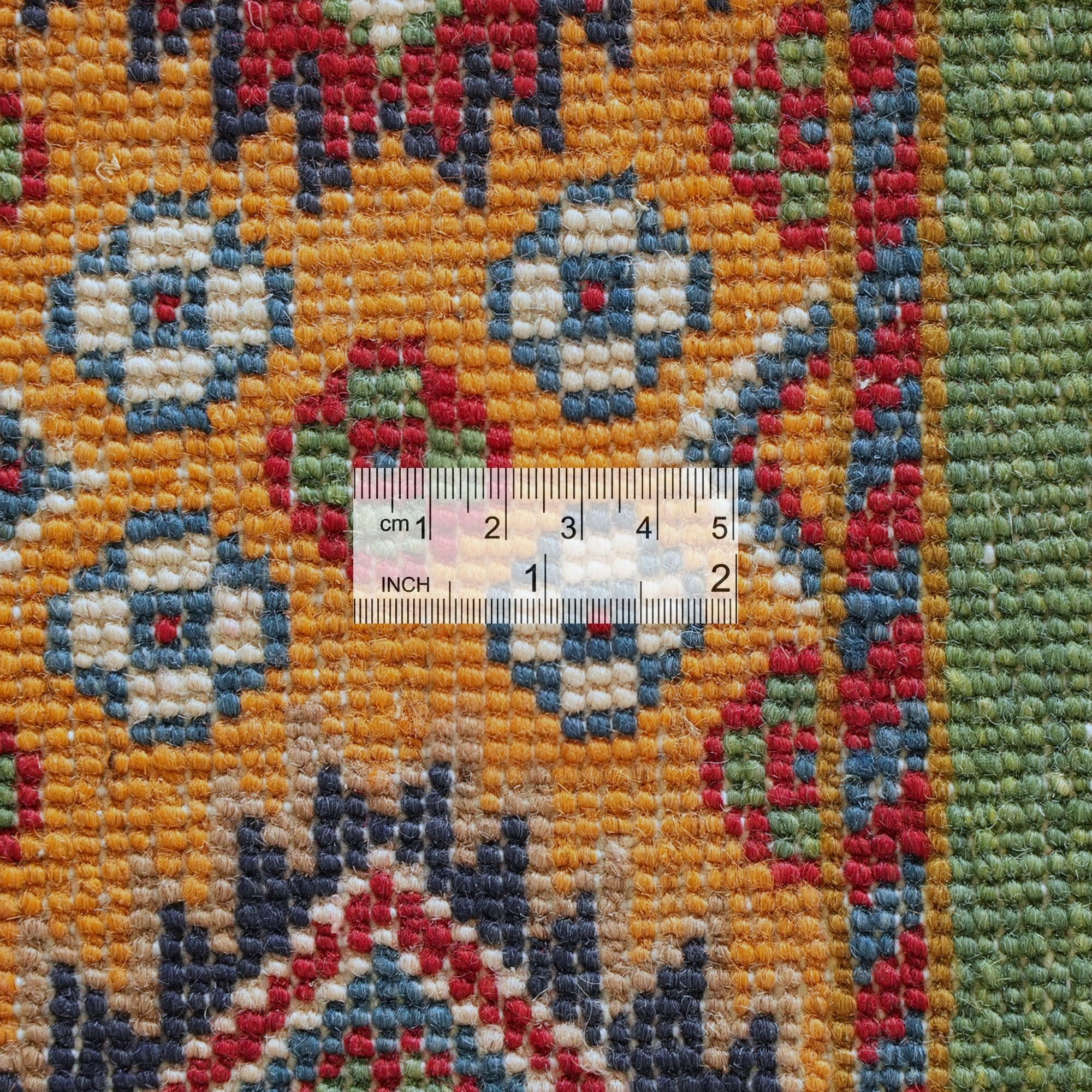 80cm x 300cm Hand Knotted Kazak Runner Rug