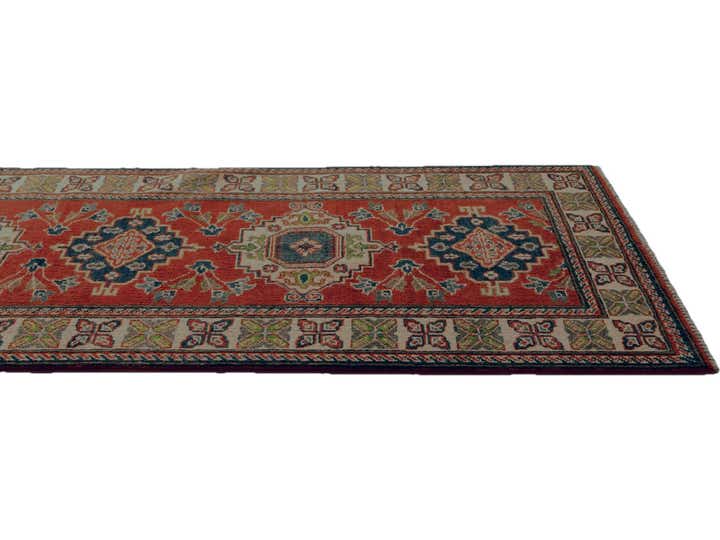 2' 8 x 9' 8 Hand Knotted Kazak Runner Rug