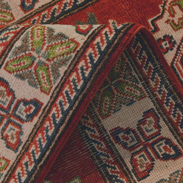 2' 8 x 9' 8 Hand Knotted Kazak Runner Rug