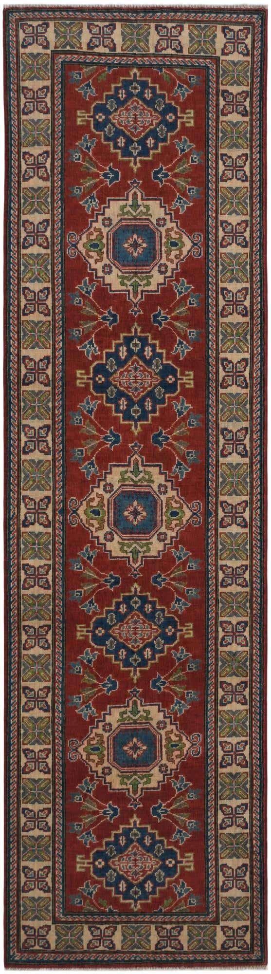 2' 8 x 9' 8 Hand Knotted Kazak Runner Rug