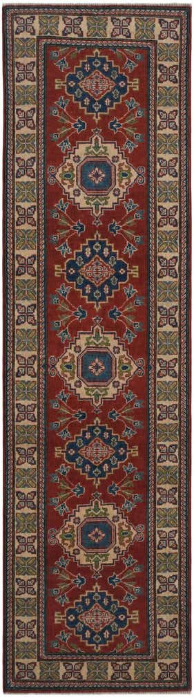 2' 8 x 9' 8 Hand Knotted Kazak Runner Rug