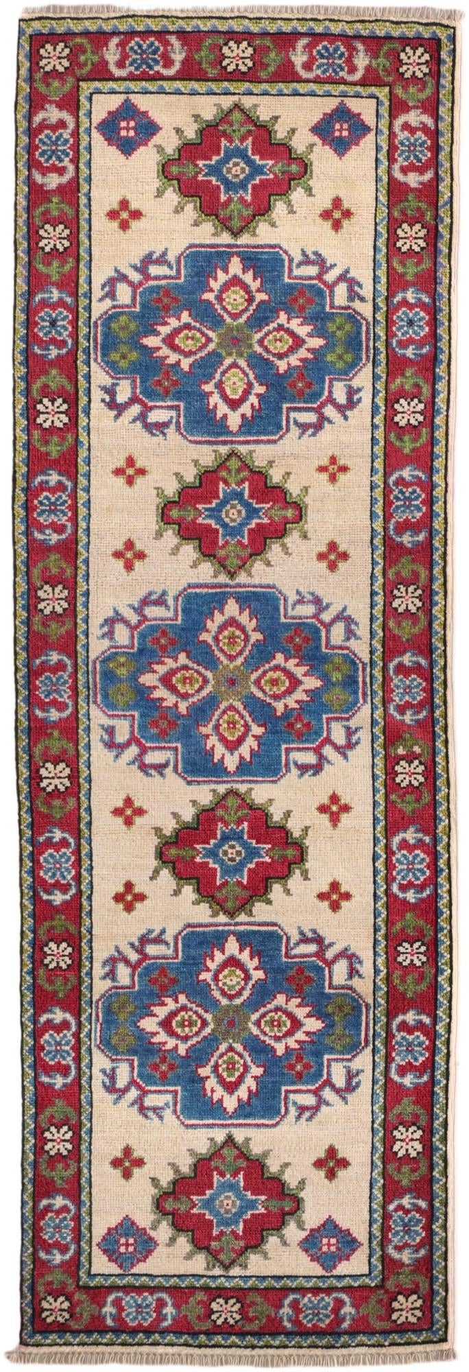 2' x 5' 11 Hand Knotted Kazak Runner Rug