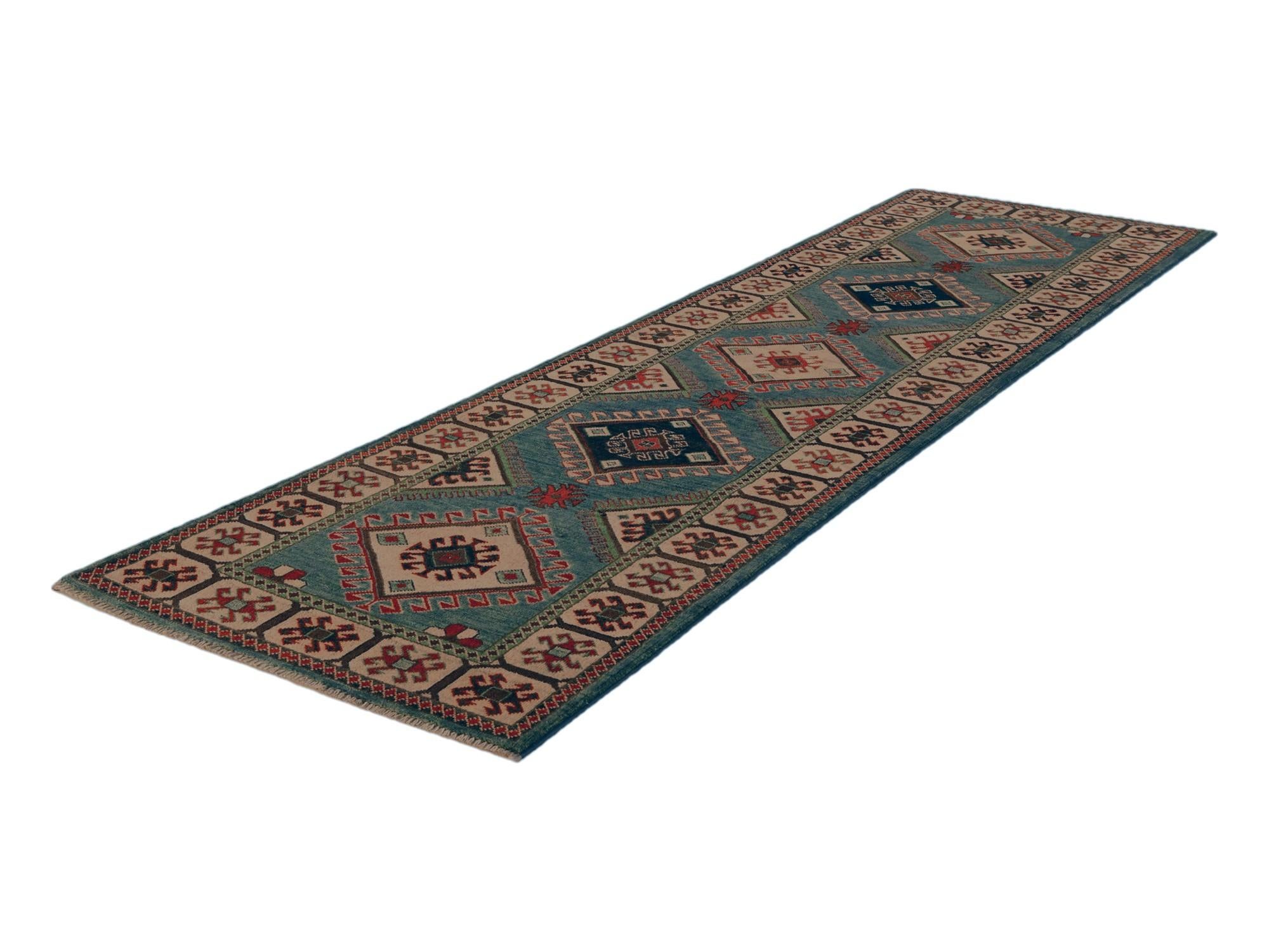 2' 9 x 9' 9 Hand Knotted Kazak Runner Rug