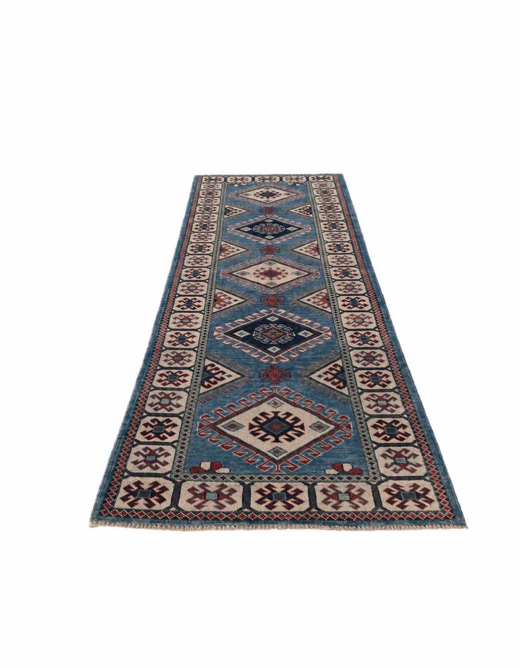 Detail image of 2' 9 x 9' 9 Hand Knotted Kazak Runner Rug