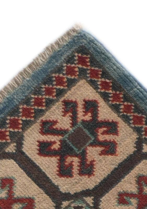 Detail image of 2' 9 x 9' 9 Hand Knotted Kazak Runner Rug