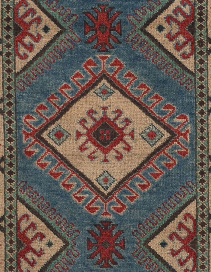 Detail image of 2' 9 x 9' 9 Hand Knotted Kazak Runner Rug