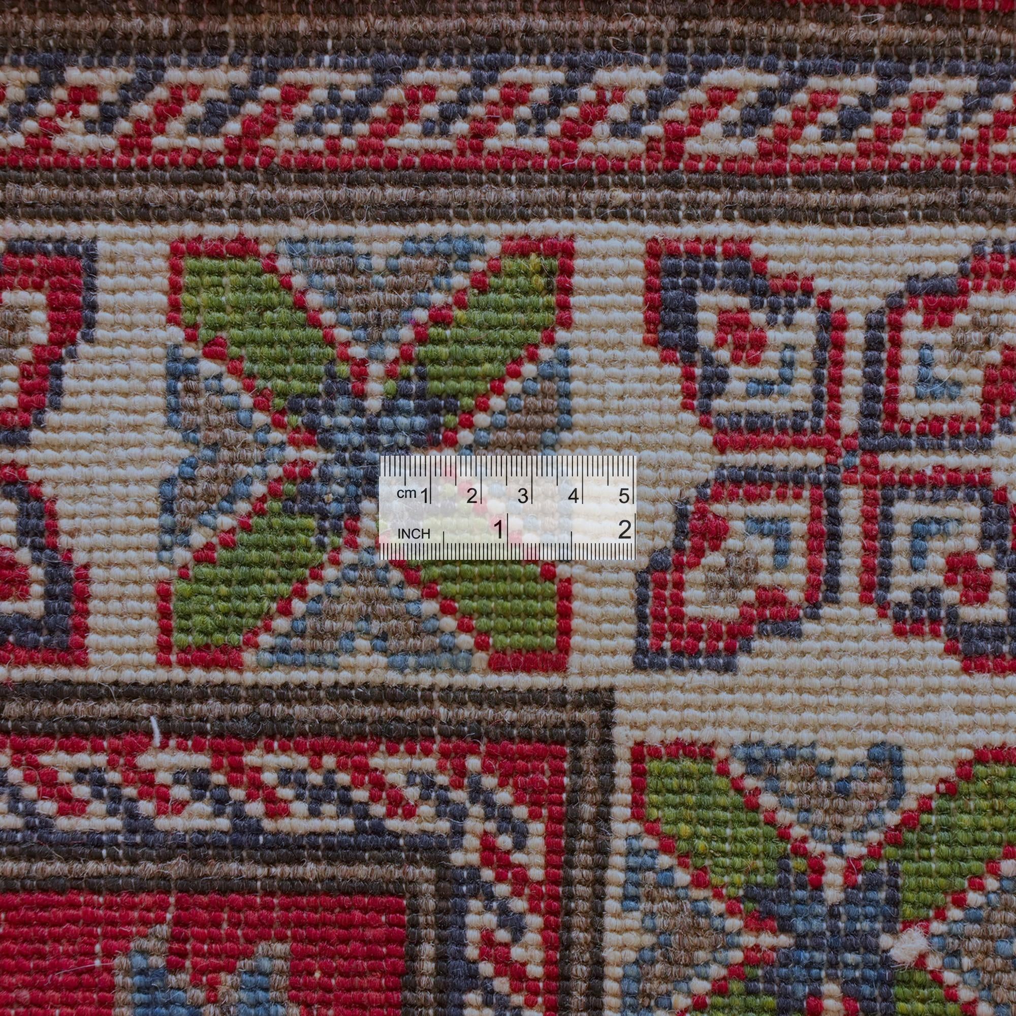 80cm x 300cm Hand Knotted Kazak Runner Rug