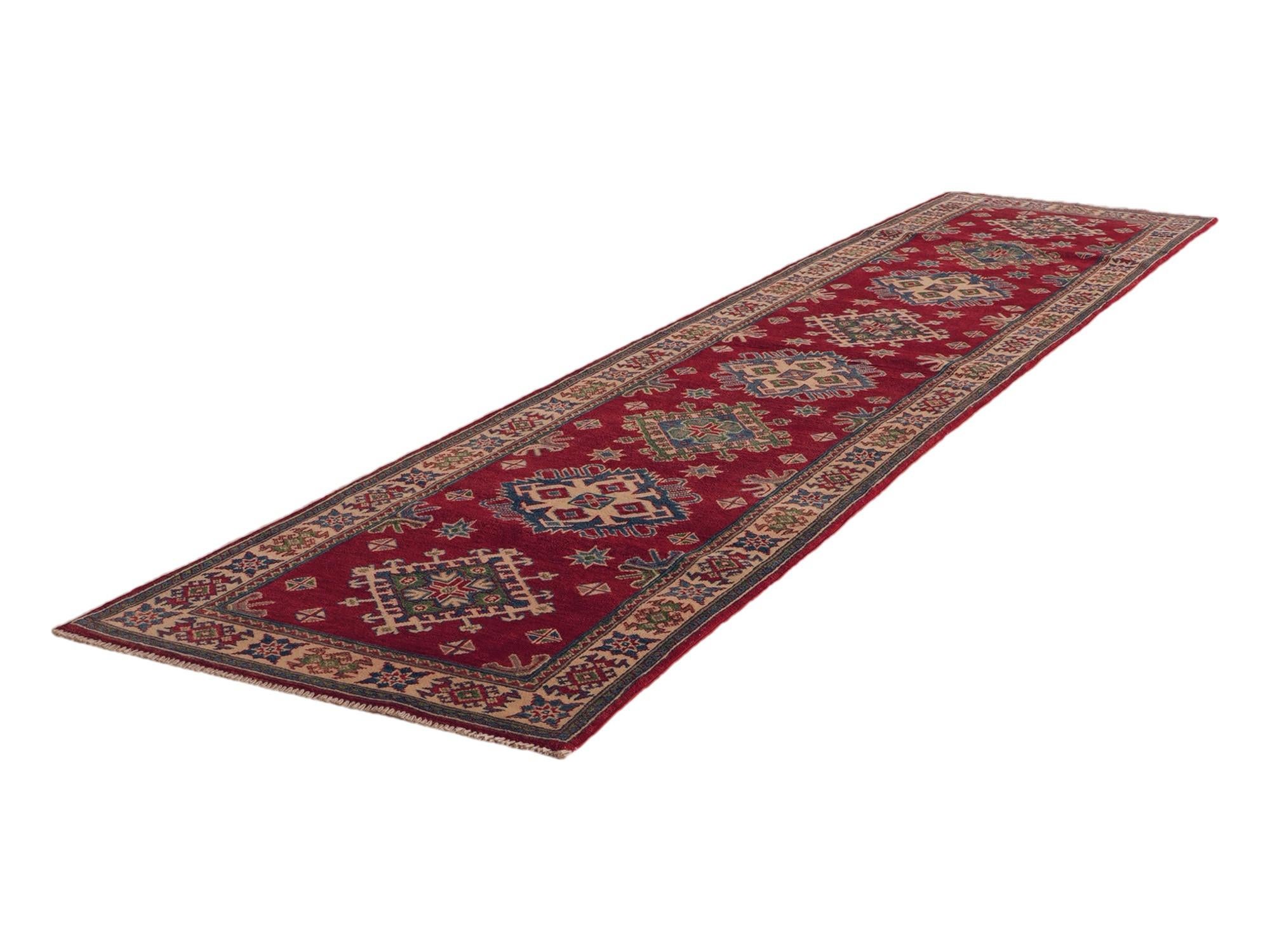 Detail image 4 of 10: 2' 10 x 13' Hand Knotted Kazak Runner Rug