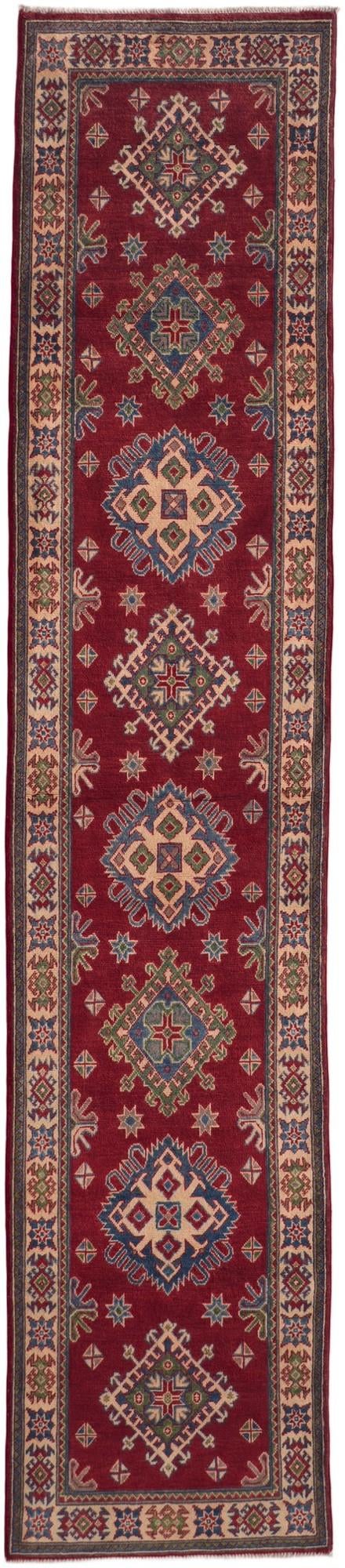 Detail image 2 of 10: 2' 10 x 13' Hand Knotted Kazak Runner Rug