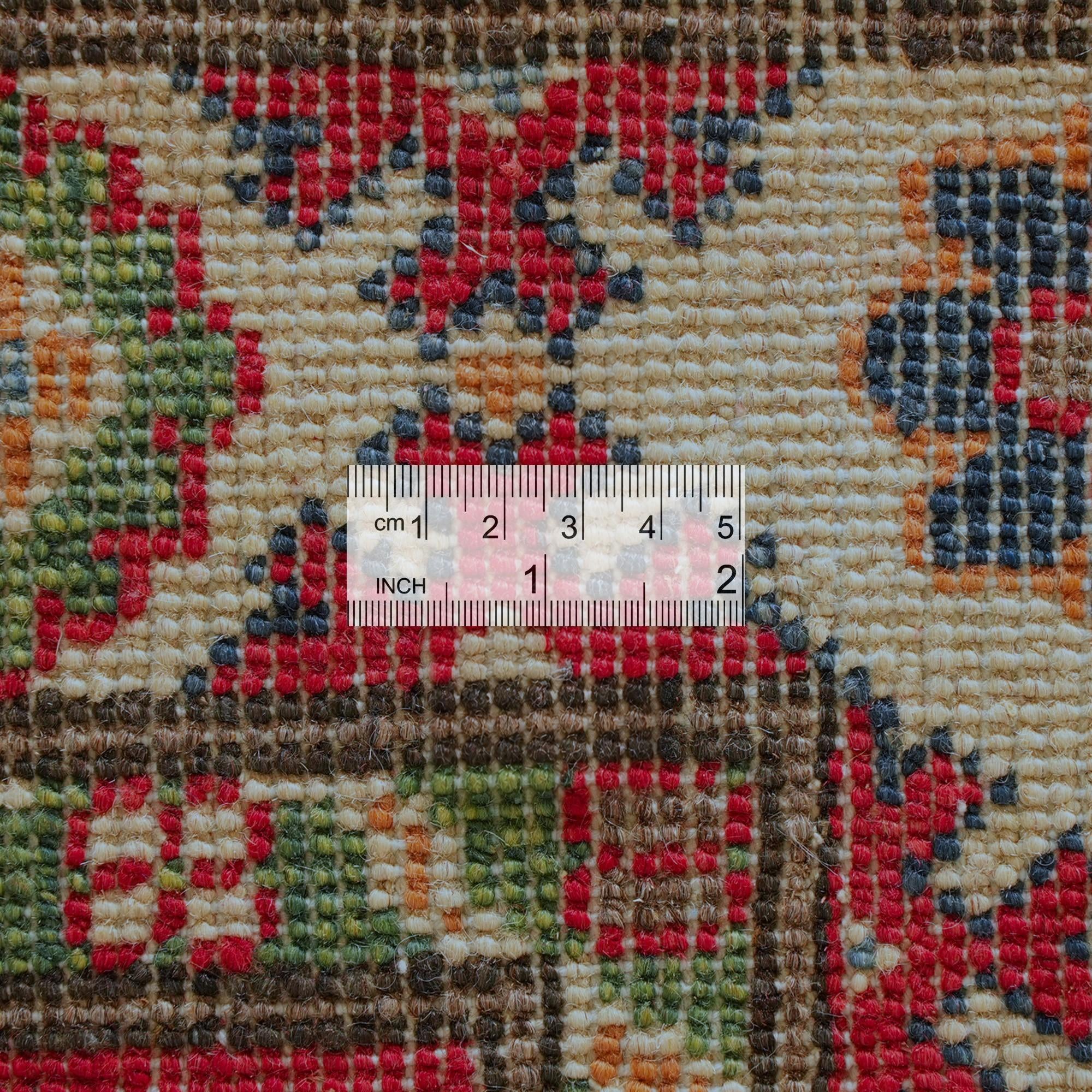 Detail image 9 of 10: 2' 7 x 6' 6 Hand Knotted Kazak Runner Rug