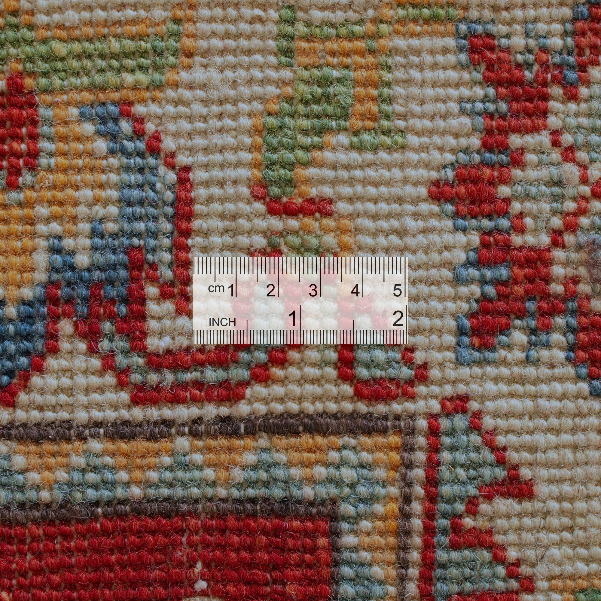 Detail image 9 of 10: 2' 9 x 10' Hand Knotted Kazak Runner Rug
