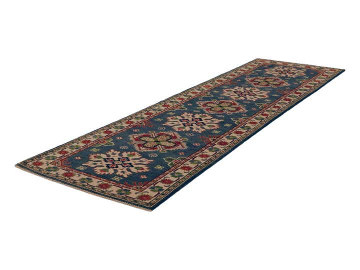 2' 10 x 9' 8 Hand Knotted Kazak Runner Rug