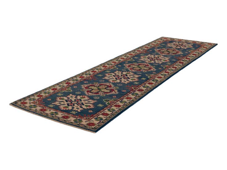 Detail image of 2' 10 x 9' 8 Hand Knotted Kazak Runner Rug