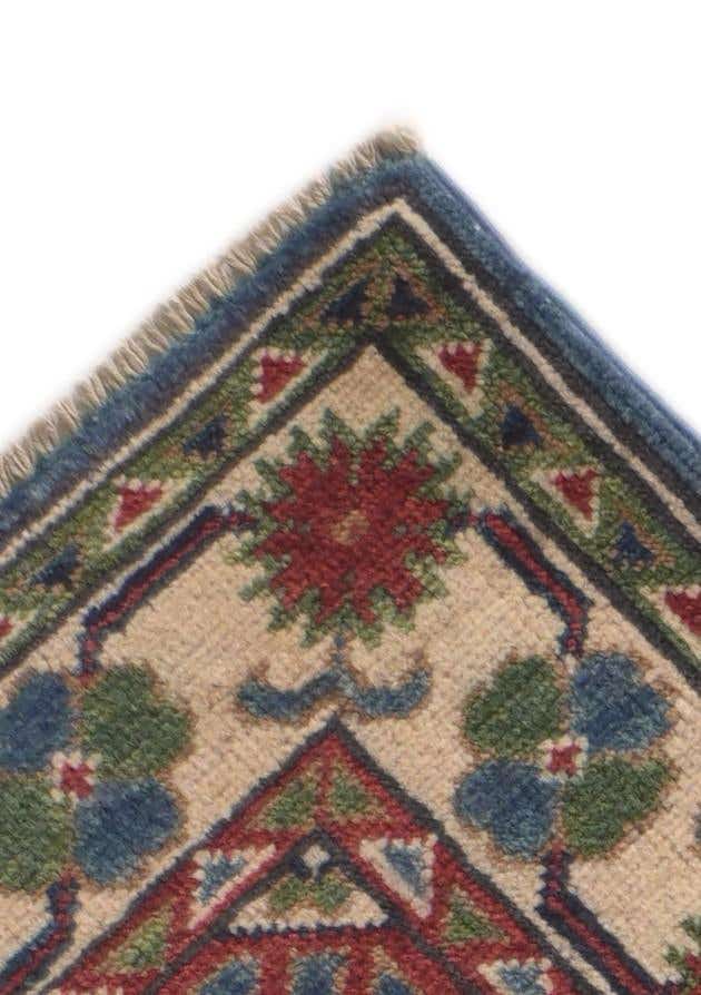 2' 10 x 9' 8 Hand Knotted Kazak Runner Rug