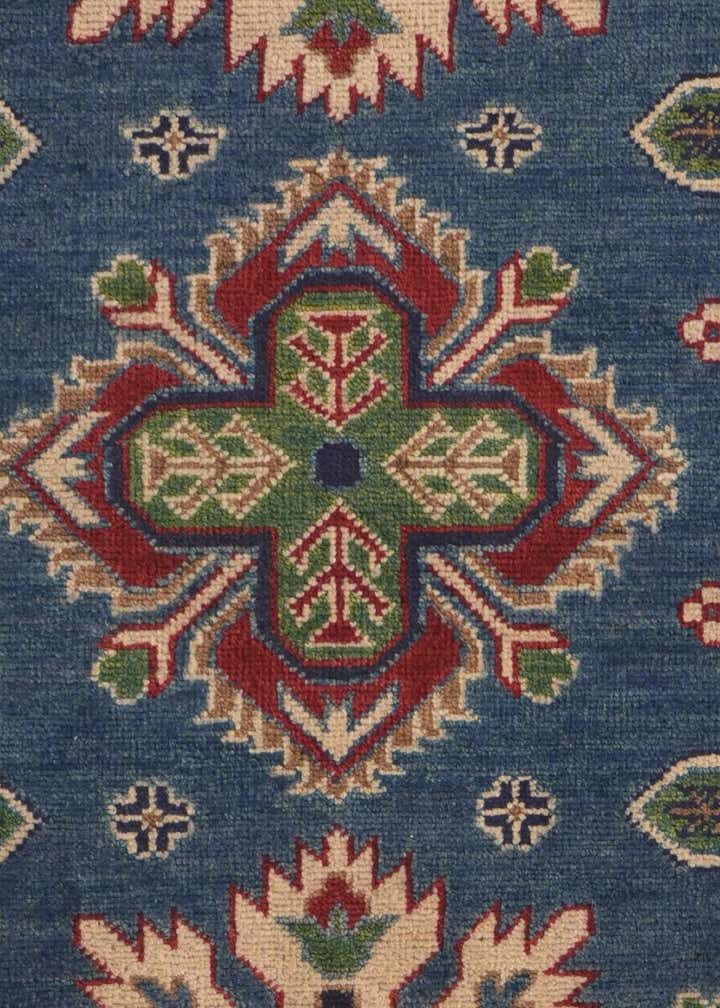 2' 10 x 9' 8 Hand Knotted Kazak Runner Rug
