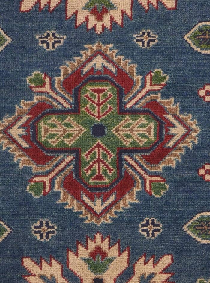 Detail image of 2' 10 x 9' 8 Hand Knotted Kazak Runner Rug