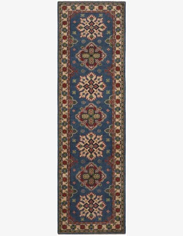 2' 10 x 9' 8 Hand Knotted Kazak Runner Rug