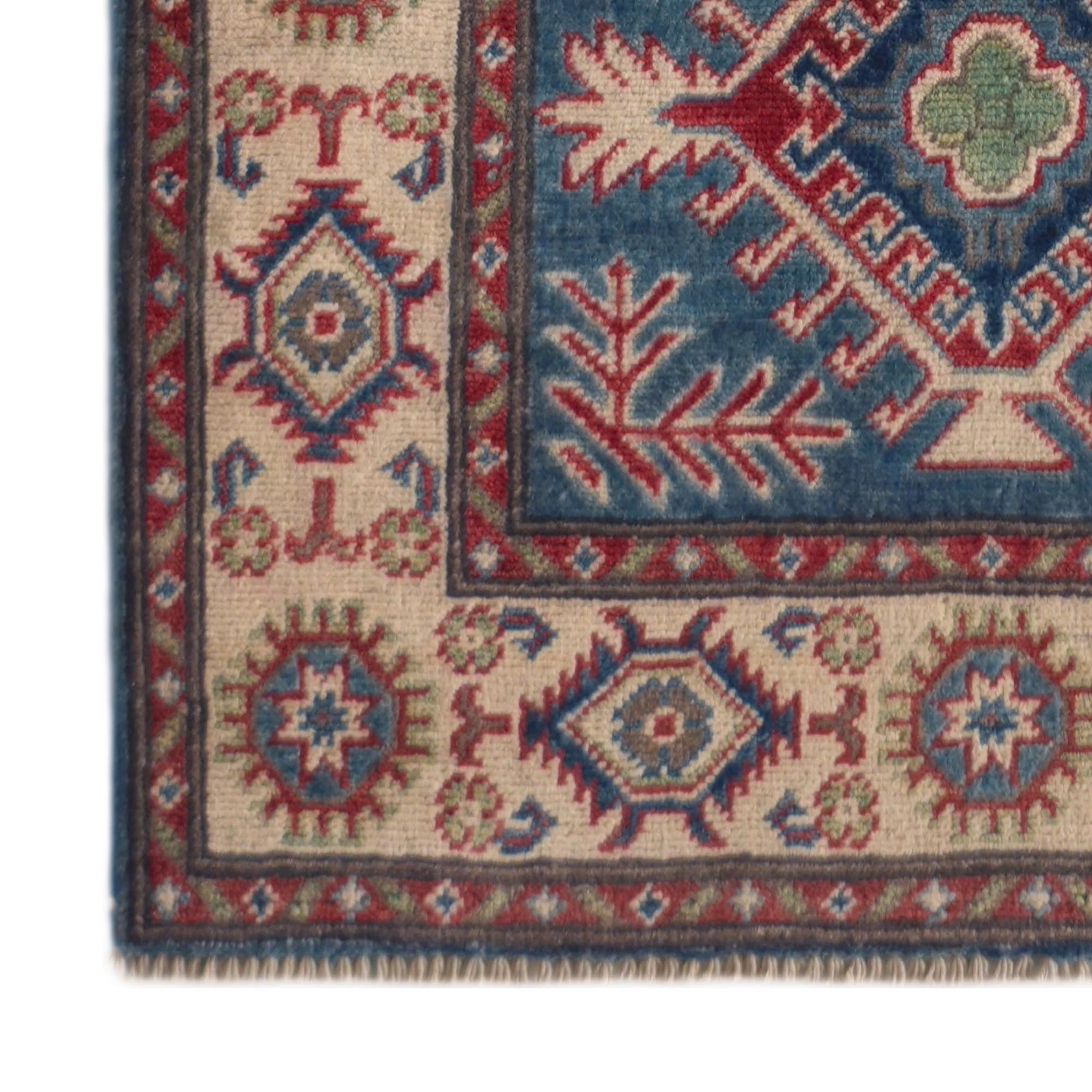 Detail image 7 of 10: 2' 9 x 10' 2 Hand Knotted Kazak Runner Rug