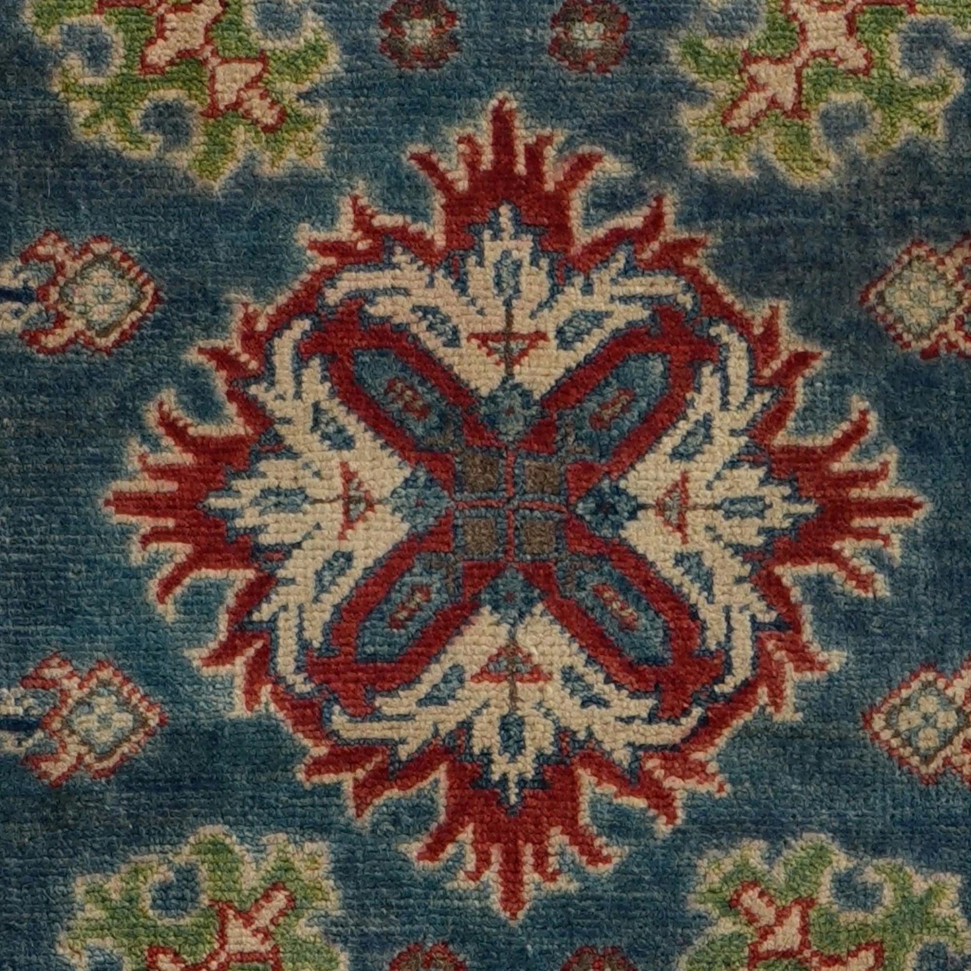 Detail image 10 of 10: 2' 9 x 10' 2 Hand Knotted Kazak Runner Rug