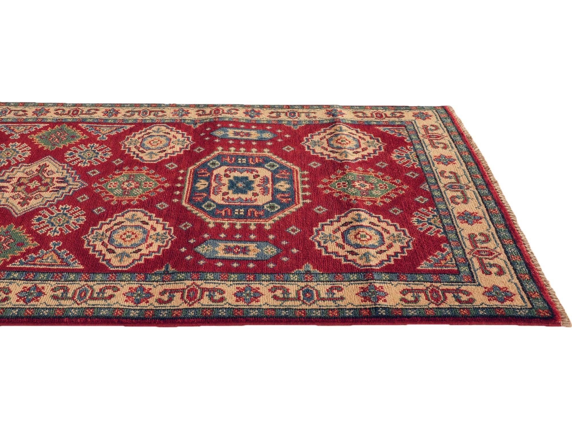 Detail image 6 of 10: 2' 10 x 6' 7 Hand Knotted Kazak Runner Rug