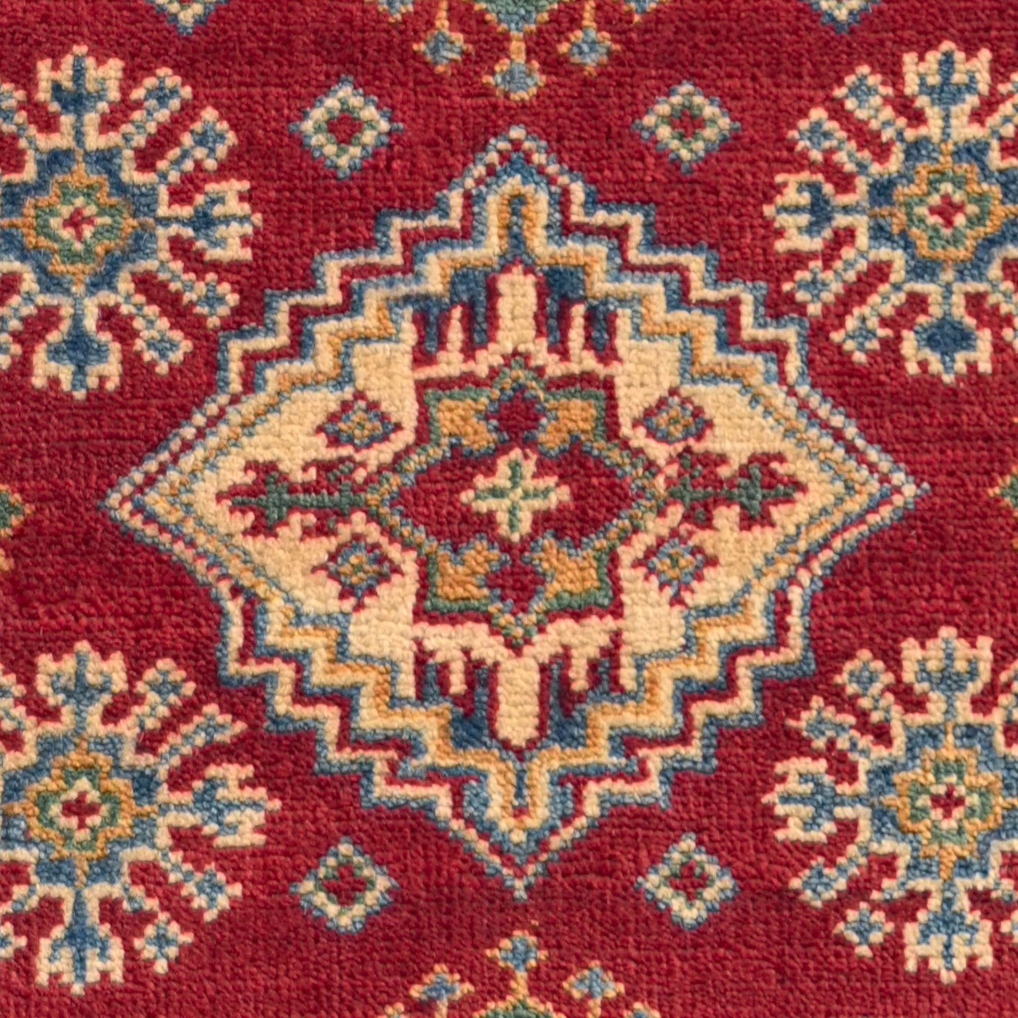 Detail image 10 of 10: 2' 10 x 6' 7 Hand Knotted Kazak Runner Rug