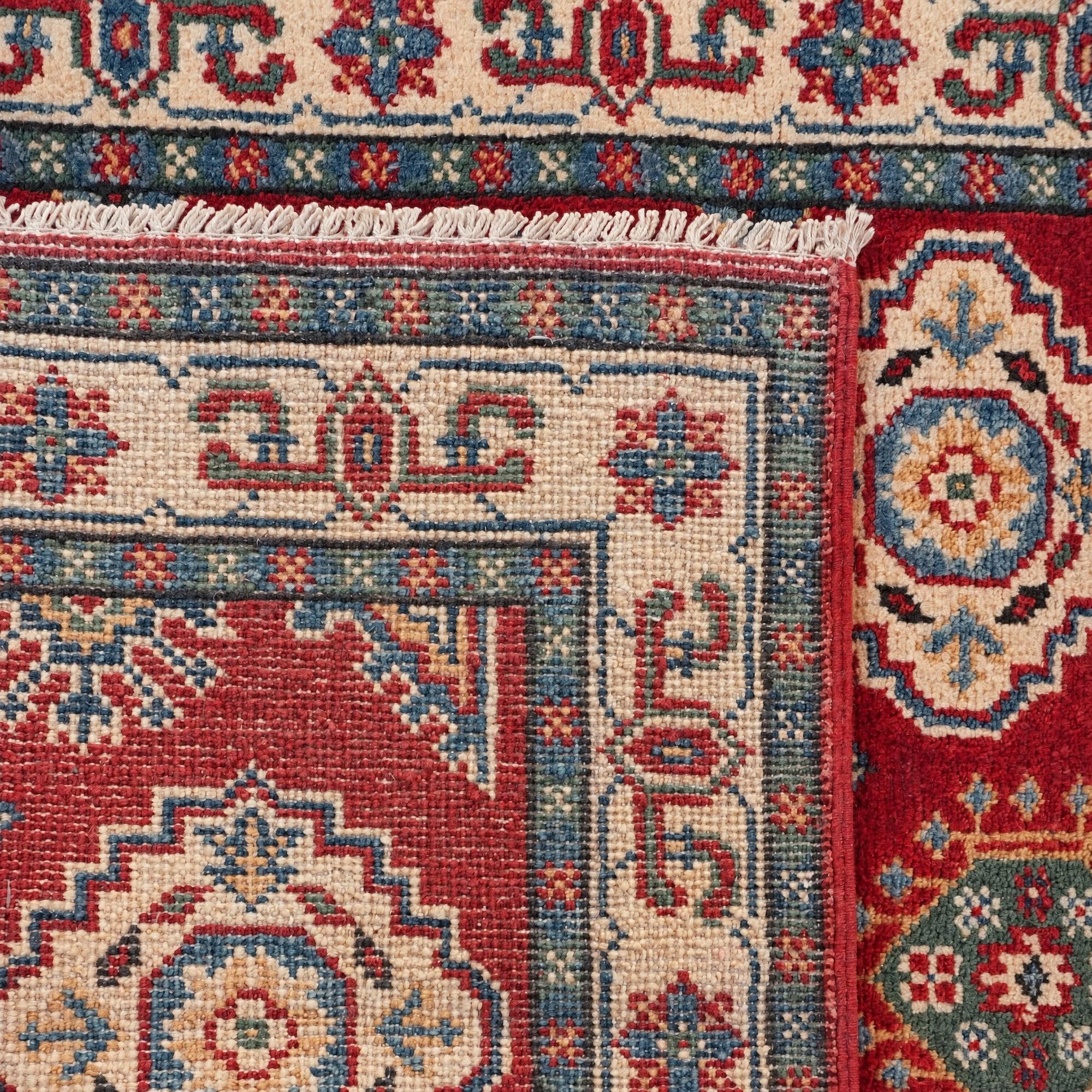 85cm x 200cm Handgeknüpft Kazak Läufer Teppich