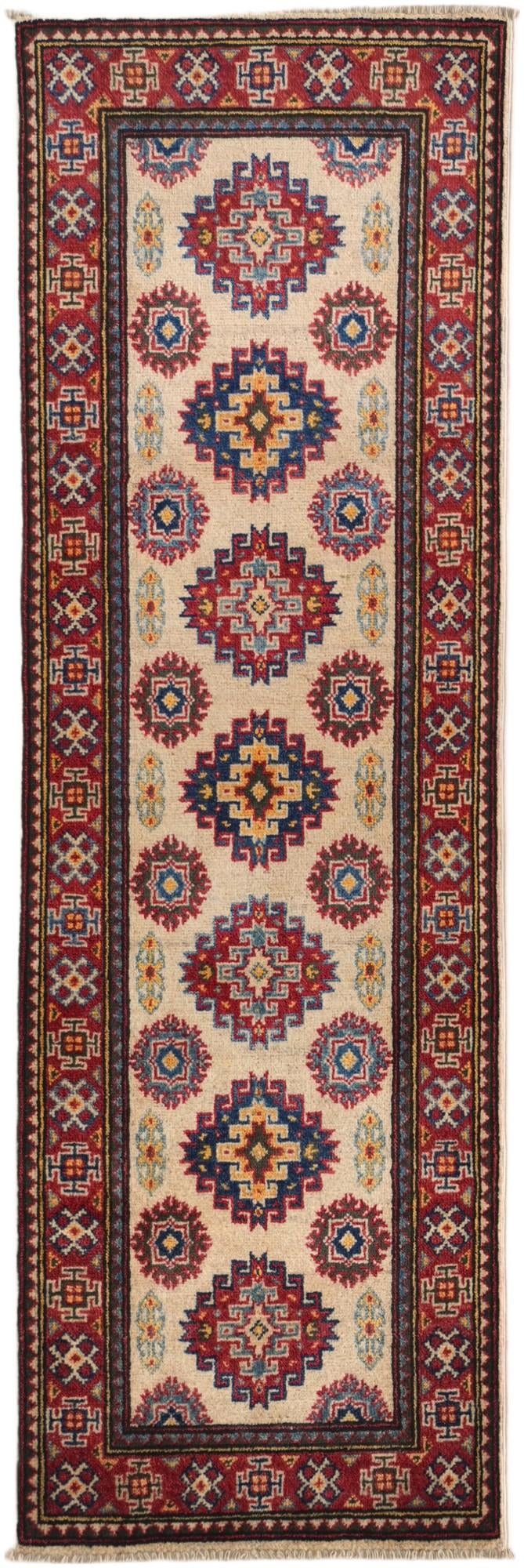 2' x 6' Hand Knotted Kazak Runner Rug