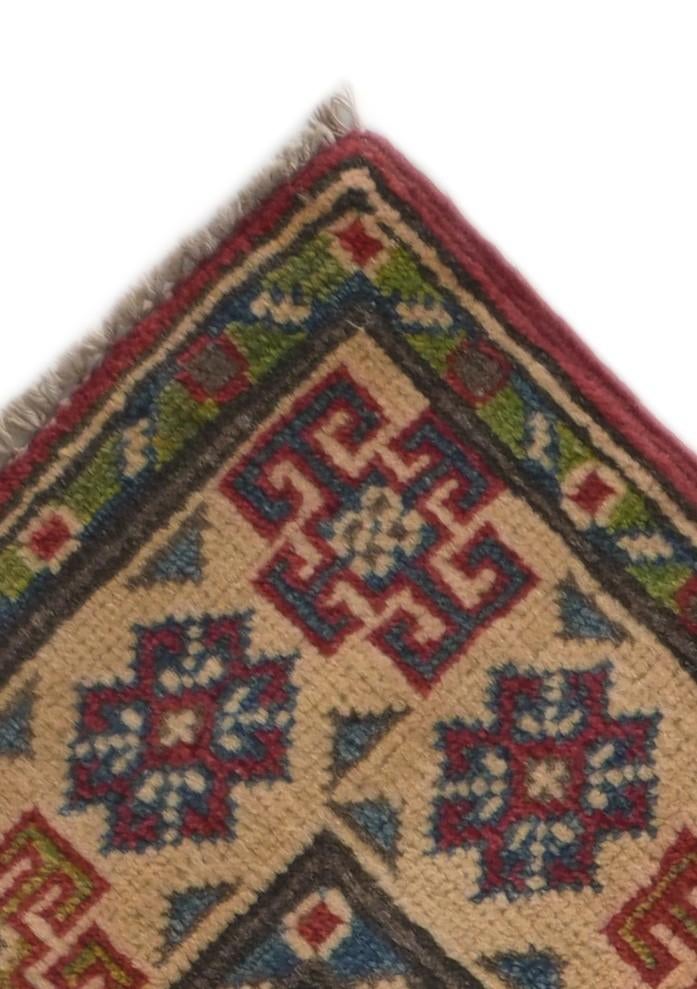 2' 8 x 8' Hand Knotted Kazak Runner Rug