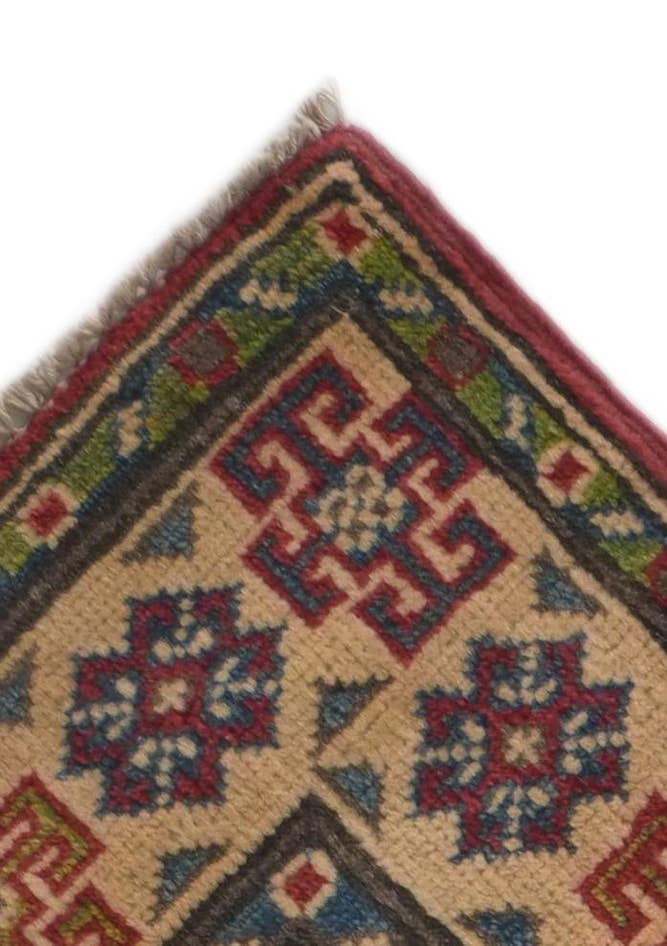 Detail image of 2' 8 x 8' Hand Knotted Kazak Runner Rug