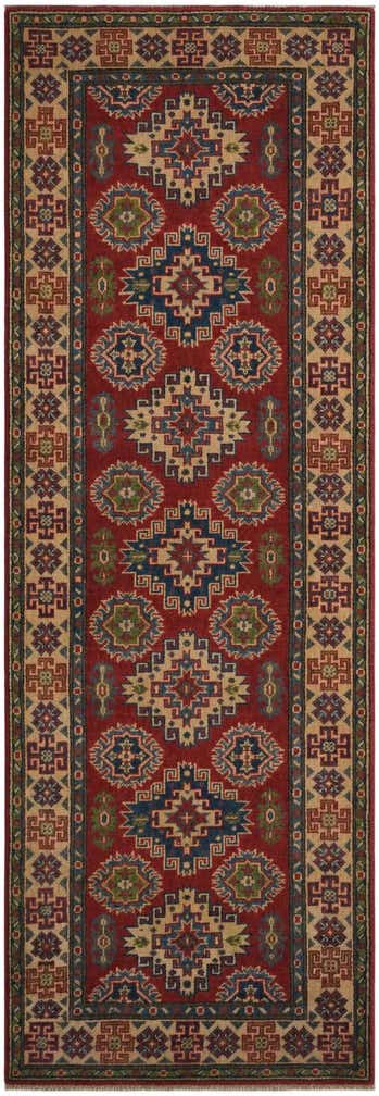 2' 8 x 8' Hand Knotted Kazak Runner Rug