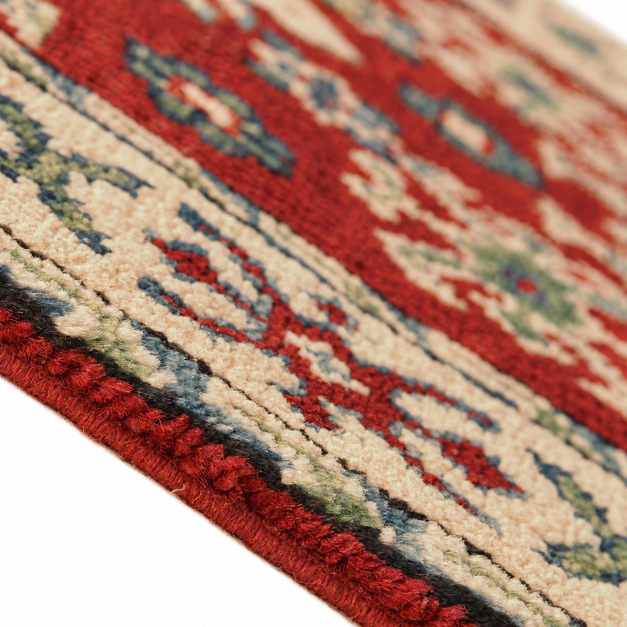 60cm x 180cm anudado a mano Kazak Alfombra Pasillera
