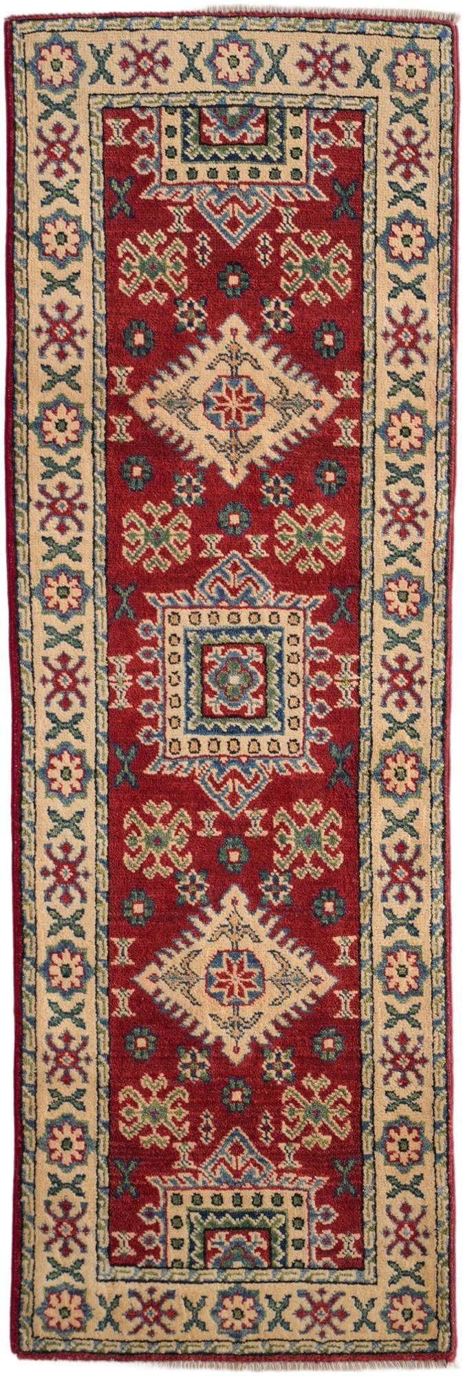 2' x 6' Hand Knotted Kazak Runner Rug