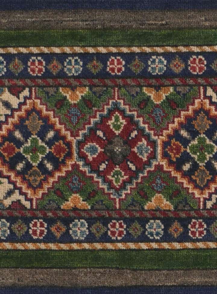 2' 7 x 9' 9 Hand Knotted Kazak Runner Rug