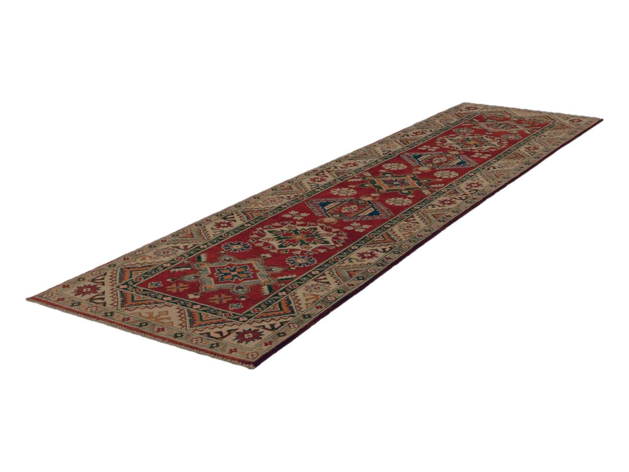 2' 8 x 10' 7 Hand Knotted Kazak Runner Rug