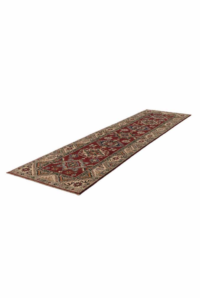 2' 8 x 10' 7 Hand Knotted Kazak Runner Rug