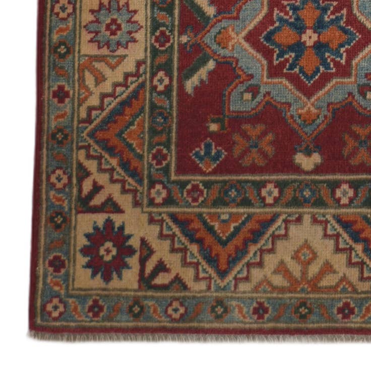 Detail image of 2' 8 x 10' 7 Hand Knotted Kazak Runner Rug