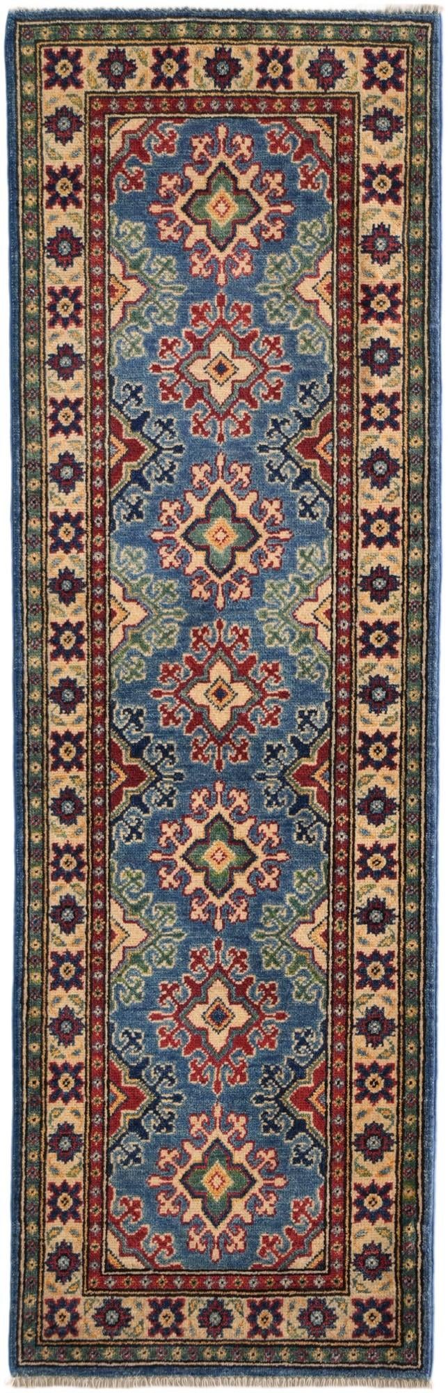 1' 11 x 6' 1 Hand Knotted Kazak Runner Rug
