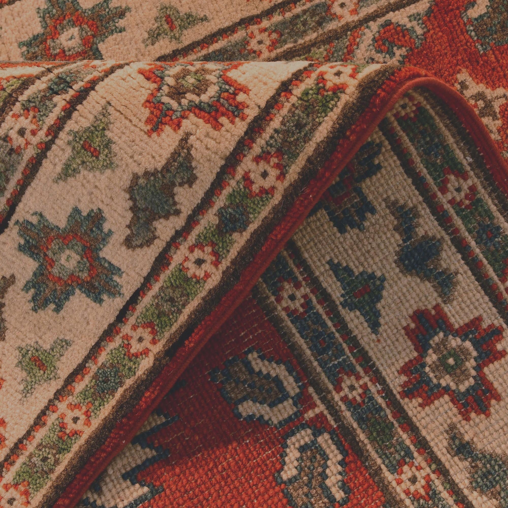 2' 7 x 9' 9 Hand Knotted Kazak Runner Rug