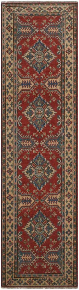 2' 7 x 9' 9 Hand Knotted Kazak Runner Rug