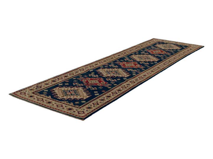 2' 9 x 9' 9 Hand Knotted Kazak Runner Rug