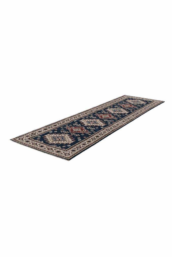 2' 9 x 9' 9 Hand Knotted Kazak Runner Rug